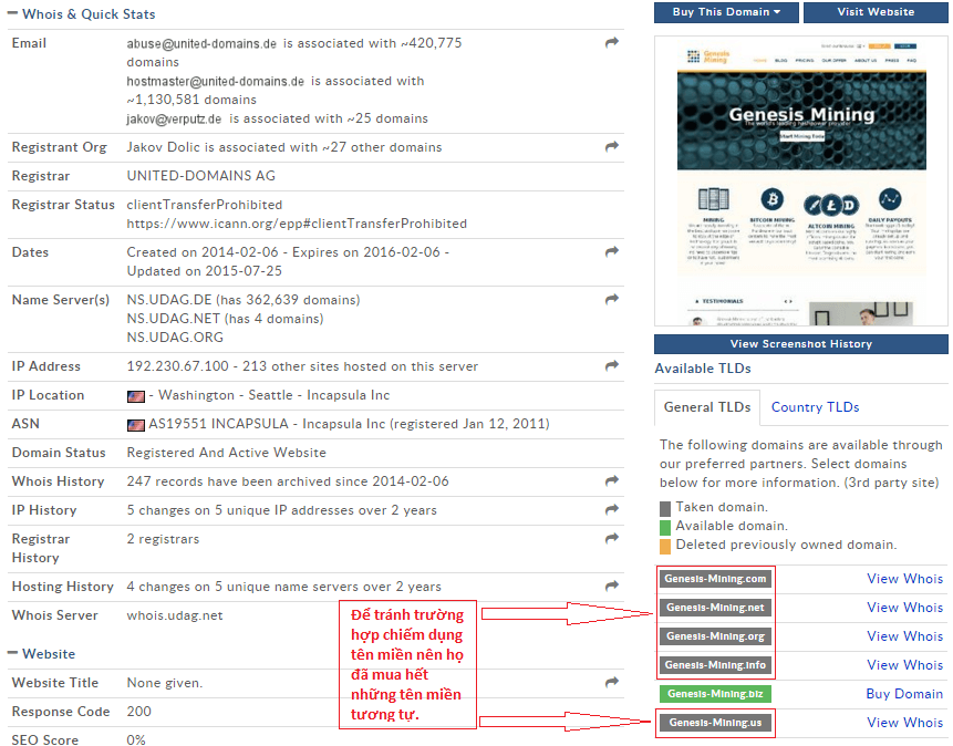 Genesis Mining - Công nghệ đào Bitcoin qua website